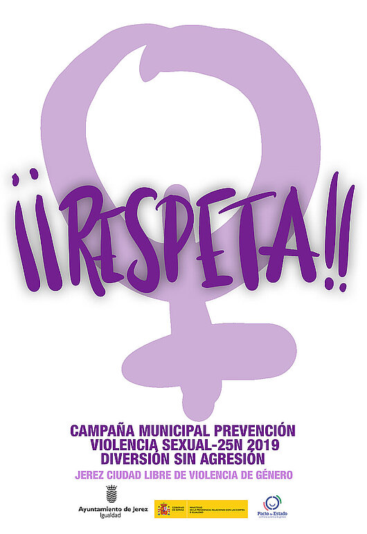 Cartel Campaña de Prevención de Violencia Sexual RESPETA