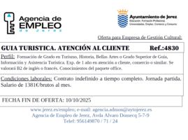 Oferta Agencia Empleo Jerez
