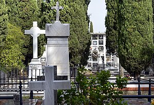 Fotografía de archivo del cementerio