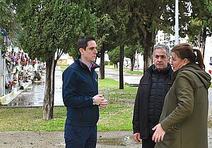 Archivo. El cementerio recibirá ayudas por parte de la Junta por los desperfectos del temporal