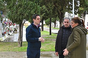 Archivo. El cementerio recibirá ayudas por parte de la Junta por los desperfectos del temporal