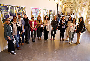 Fotografía de familia de la inauguración de ayer