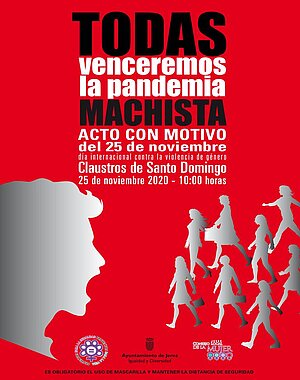 Cartel Acto Simbólico 25N Contra La Violencia de Género