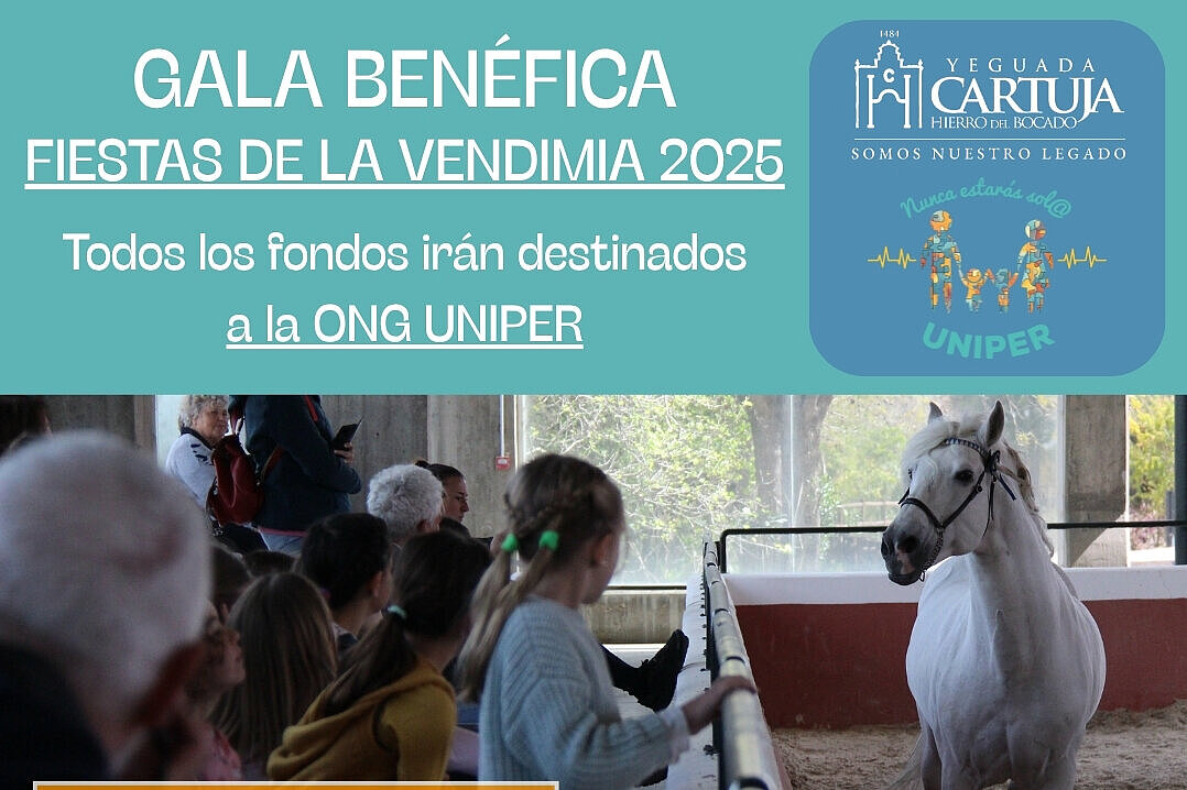 Cartel gala benéfica Yeguada de La Cartuja