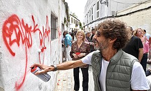La alcaldesa ha asistido a la primera sesión de SABADEARTE