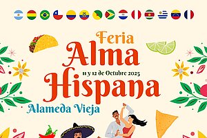Cartel Festival Alma Hispana que se celebra el 11 y 12 de octubre