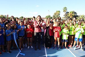 Mercedes Chilla Alcaldesa Inauguración Pistas