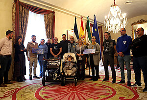 Rodada solidaria clubes moteros Jerez