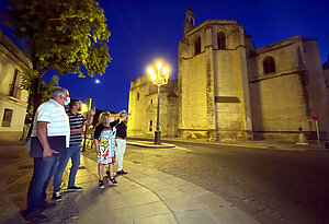 Proyecto Iluminación Singular en barrio Santiago