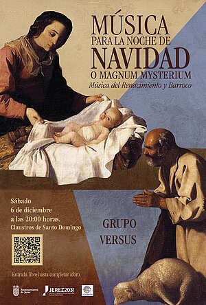 Cartel del concierto Música para la Navidad