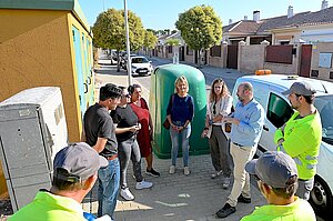 la delegada de Participación ha visitado Los Villares