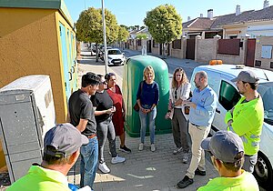 la delegada de Participación ha visitado Los Villares