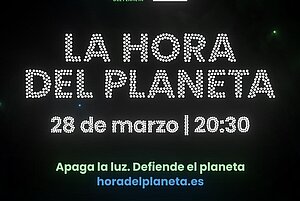 El Ayuntamiento invita a la ciudadanía a sumarse a la Hora del Planeta