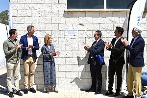Alcaldesa inaugura el proyecto EDAR
