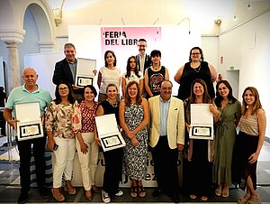 Nela García y Francisco Zurita presiden el acto de reconocimiento a las bibliotecas escolares