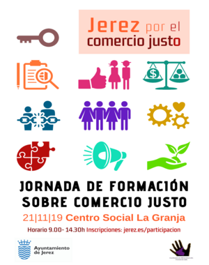 Cartel Jornada Comercio Justo 21 noviembre 2019