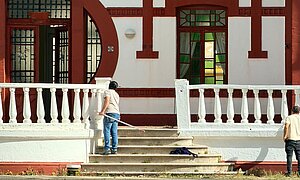 Se están realizando distintos trabajos en Sementales para acondicionarlo para la Feria