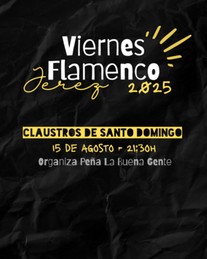 Cartel del último Viernes Flamenco
