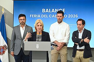 La alcaldesa ha hecho un balance de la Feria con las asociaciones de caseteros y hostelería