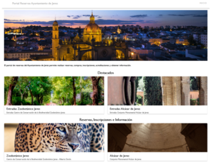 Portal de reservas y compra de entradas online