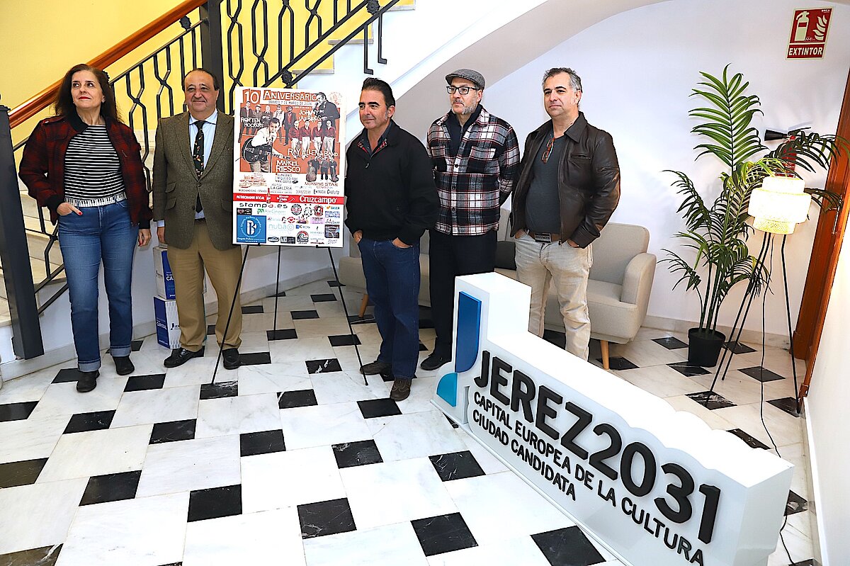 Zurita felicita a The Rock and Roll Club Jerez por el cartel