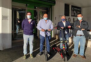 Nuevo establecimiento de patinetes eléctricos