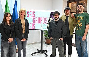La delegada de Juventud presenta el certamen 6 Grupo 6