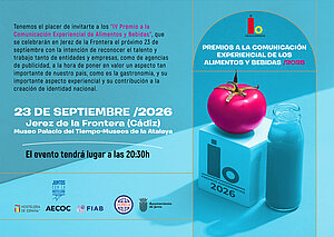 Jerez acogerá en septiembre la entrega de los premios a las mejores campañas de publicidad alimentaria