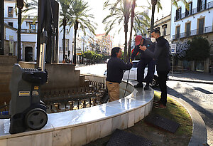 Fuente monumento Alameda Cristina