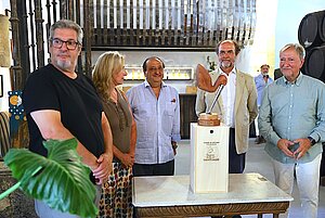 Paco Zurita asiste a la presentación de la II Velá de Santiago