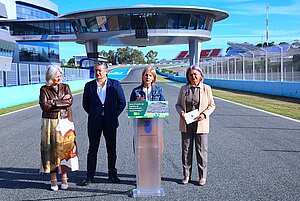La alcaldesa ha asistido al Comité asesor del Gran premio de Motociclismo