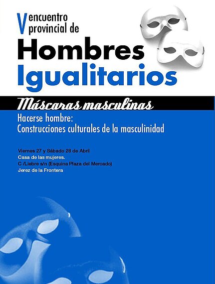 Cartel V Encuentro Provincial Hombres Igualitarios