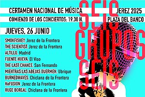 Cartel de las semifinales del certamen musical