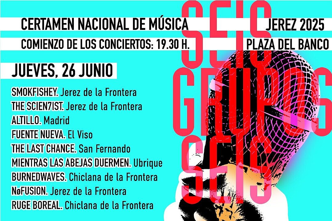 Cartel de las semifinales del certamen musical