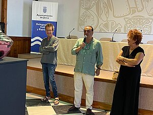 Francisco Zurita inauguración exposición 'Tierra'