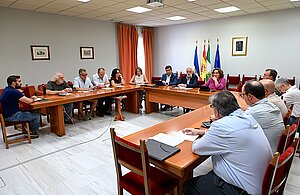 Los representantes municipales han mantenido una reunión con entidades del centro histórico