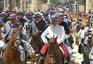 Fotografía de archivo del Paseo de caballos de la Feria de 2024
