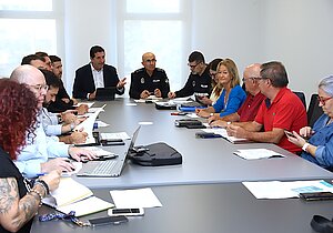 Ignacio Martínez preside la Mesa Técnica de Seguridad