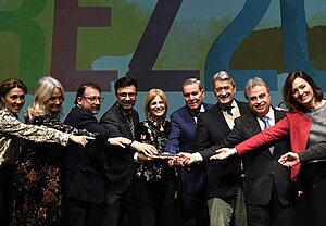 Archivo. La alcaldesa preside la presentación de la Capitalidad 