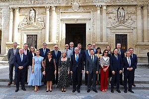 La alcaldesa ofreció una recepción institucional a la delegación de embajadores de la UE