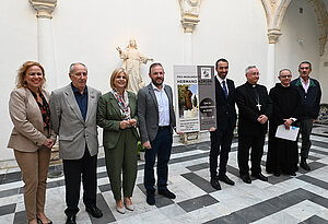 La alcaldesa en el Obispado