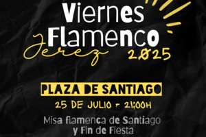 Cartel Misa Flamenca que se celebrará este viernes