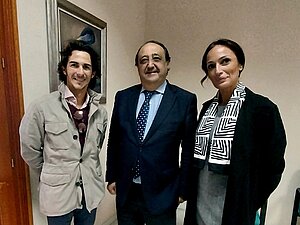 El delegado de Cultura mantiene un encuentro con el torero Andrade