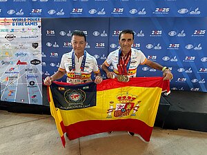 Sherrypol consigue seis medallas en los Juegos Mundiales de Policías y Bomberos
