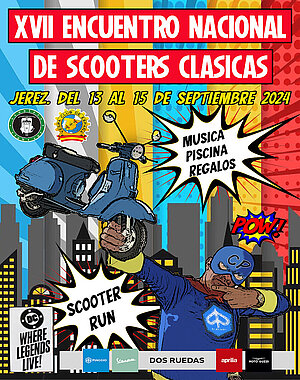 Cartel encuentro nacional de scooters clásicas