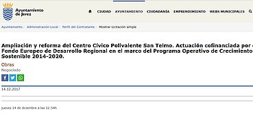 Contratacion Centro Civico  Delicias Municipal