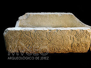 CHRISTIAN SARCOPHAGUS WITH DECORATED FRONT