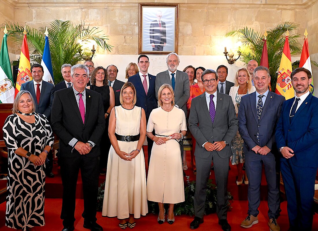 Fotografía de familia del Hermanamiento