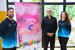 Tomás Sampalo presenta el Campeonato de Gimnasia Rítmica