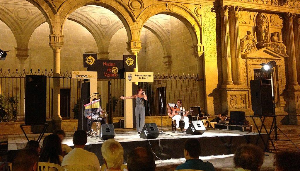 Imagen del concierto ofrecido por la cantante el pasado 2 de julio